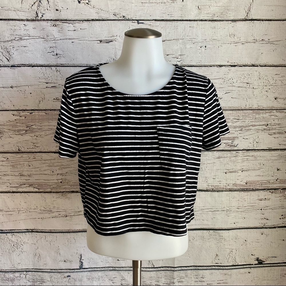 Striped Glamorous crop top